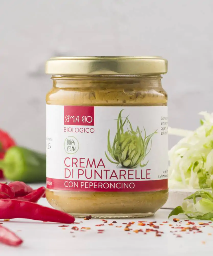 Foto Crema di puntarelle con peperoncino BIO 