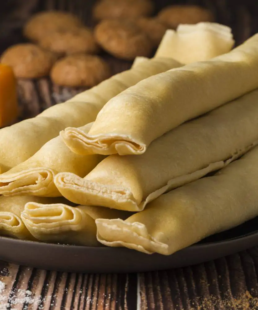 Foto Crespelle con zucca, pecorino e amaretti BIO 