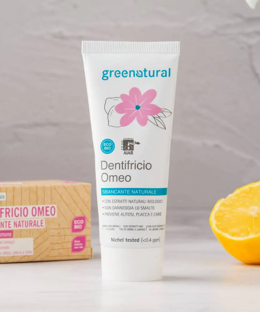 Foto Dentifricio Omeo sbiancante naturale ECO BIO 