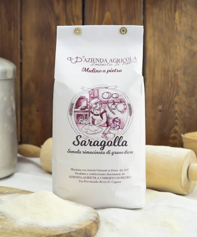 Foto Semola rimacinata di grano duro Saragolla 