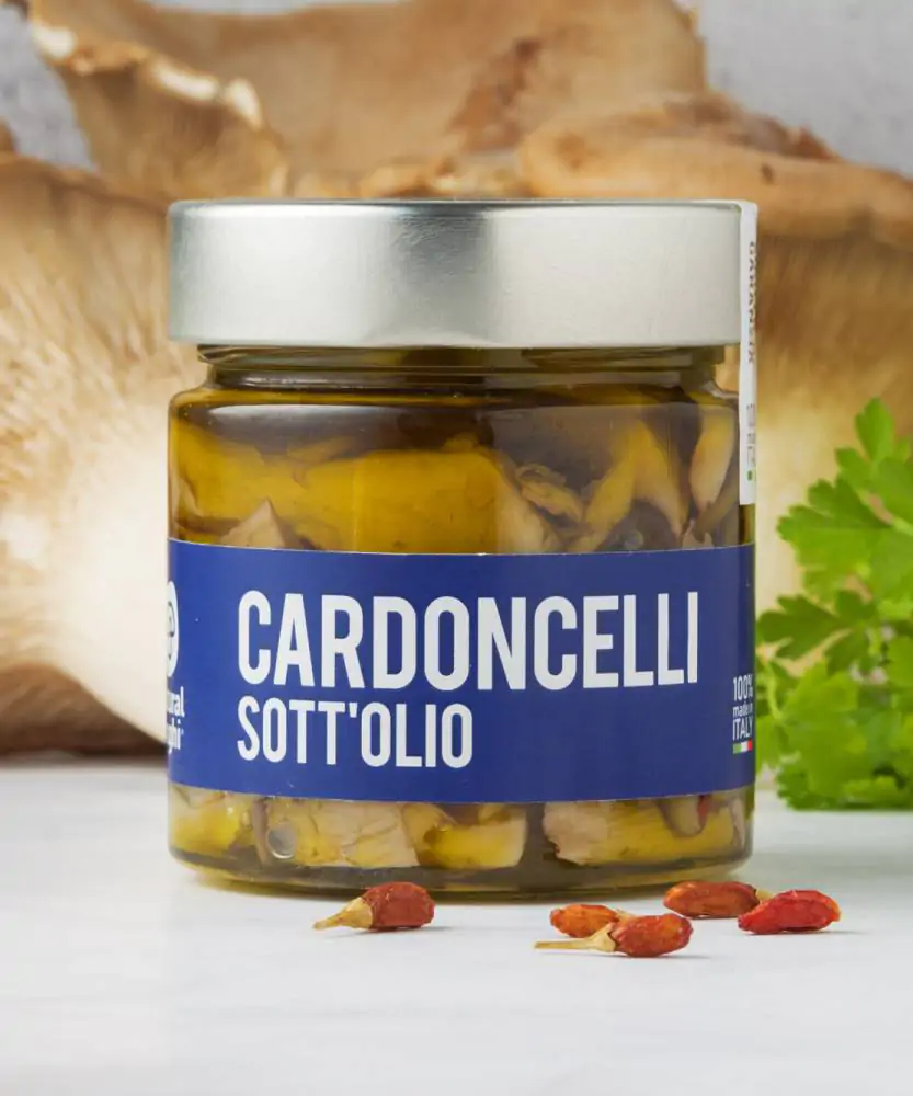 Foto Funghi Cardoncelli sott'olio 