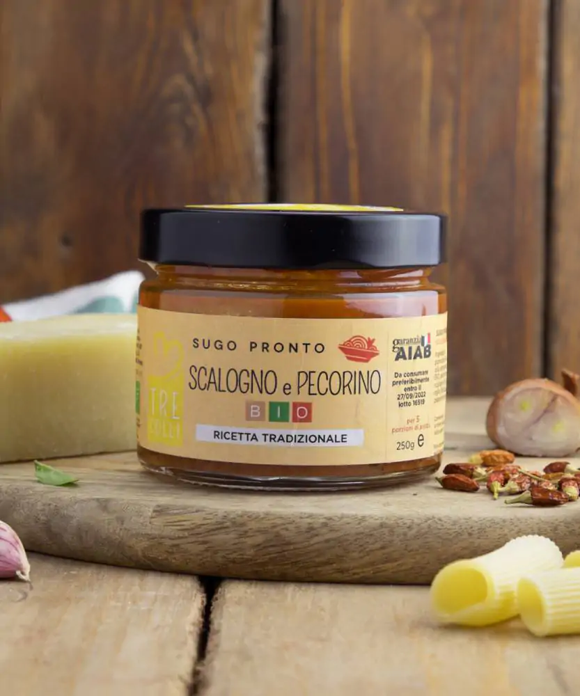 Foto Sugo pronto scalogno e pecorino BIO 