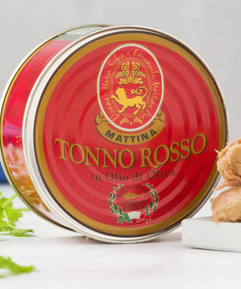 Foto Tonno Rosso in olio di oliva del Mar Mediteranneo 