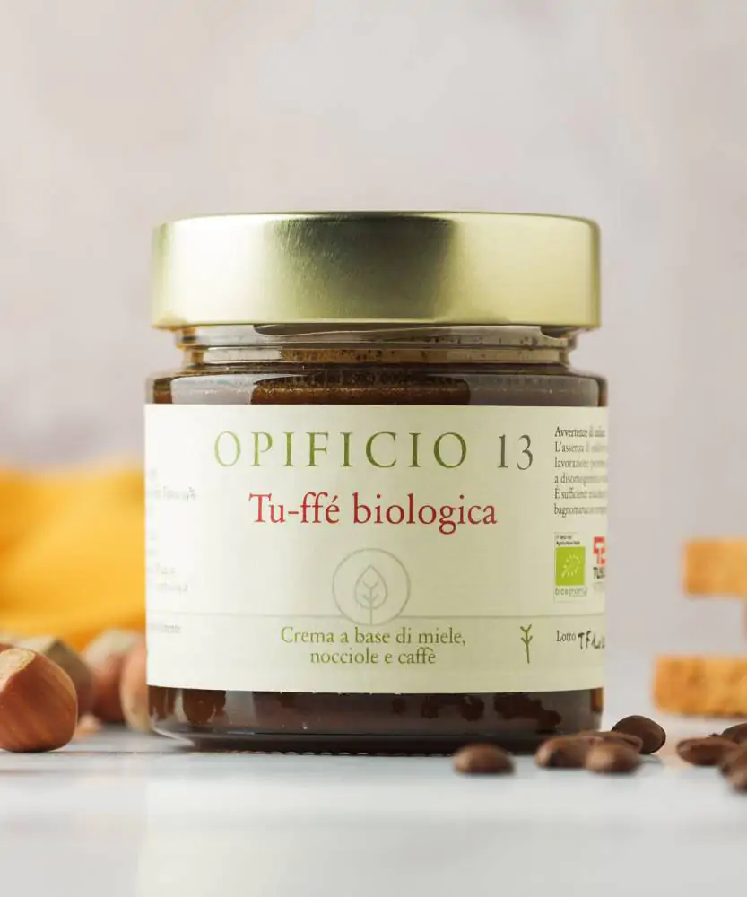 Foto Tu-ffé Crema a base di miele, nocciole e caffè BIO 