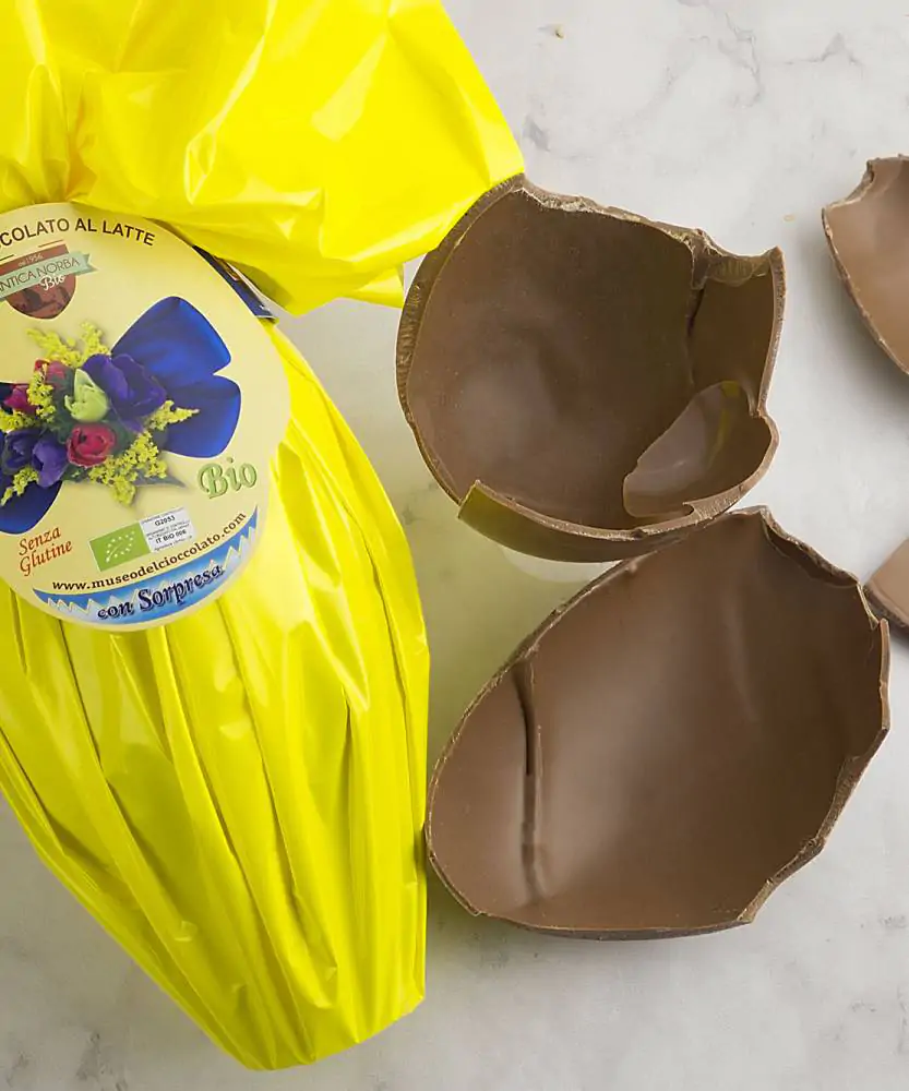 Foto Uovo di Cioccolato al latte BIO CON SORPRESA - SENZA GLUTINE 