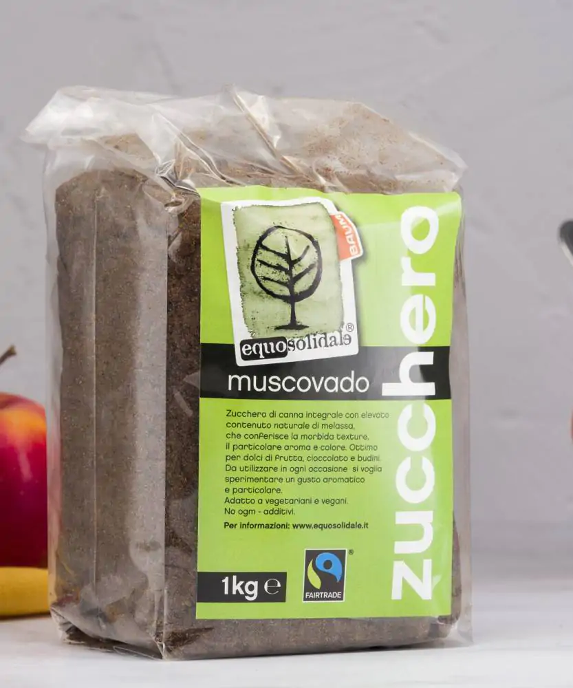 Foto Zucchero di canna integrale Muscovado Equosolidale 
