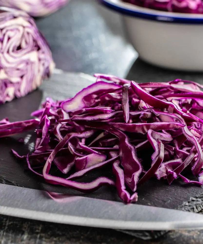 Foto Cavolo Cappuccio Viola tagliato BIO