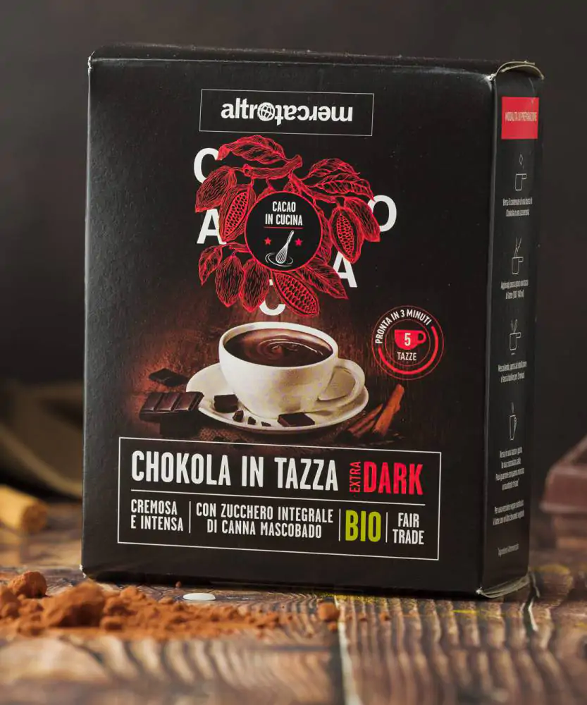 Foto Cioccolata in tazza fondente BIO 5 porzioni