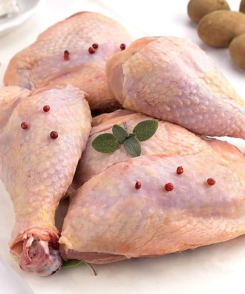 Foto Cosce e sovracosce di pollo ruspante 