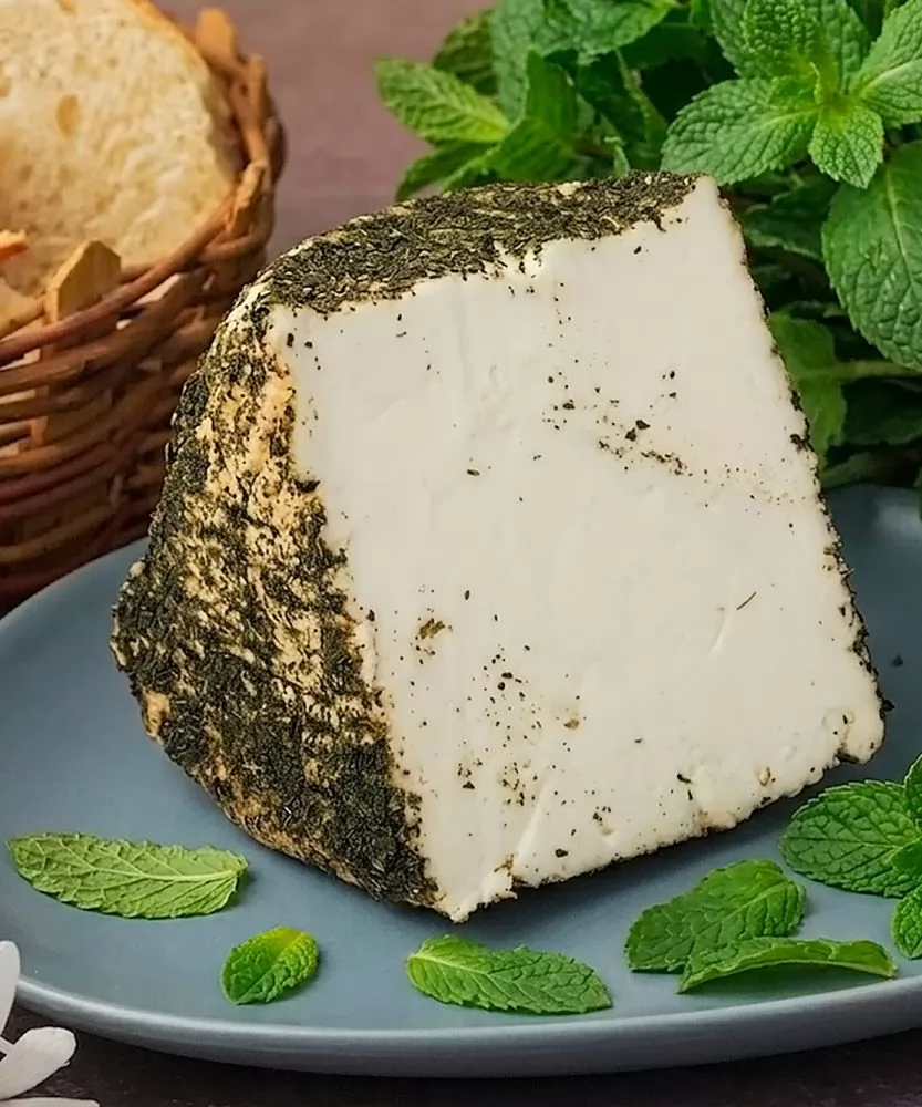 Foto Formaggio fresco di capra Conciato alla Menta Penelope 
