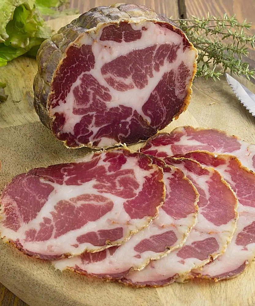 Foto Lonza stagionata porzionata senza conservanti