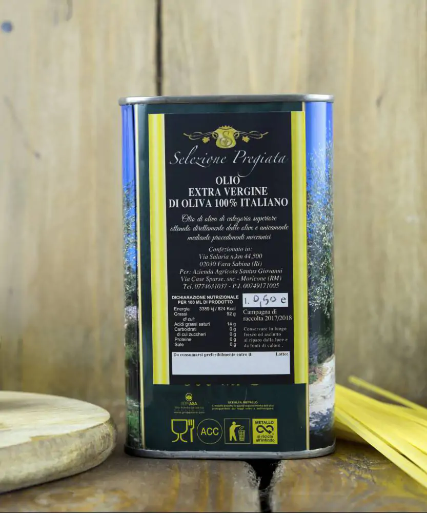 Foto Olio extravergine di Oliva 2024 - 2025 Latta