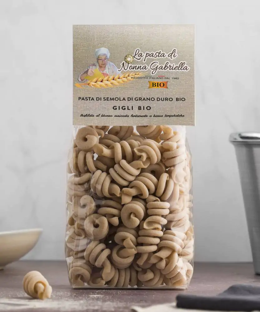 Foto Pasta di grano duro integrale BIO - Gigli