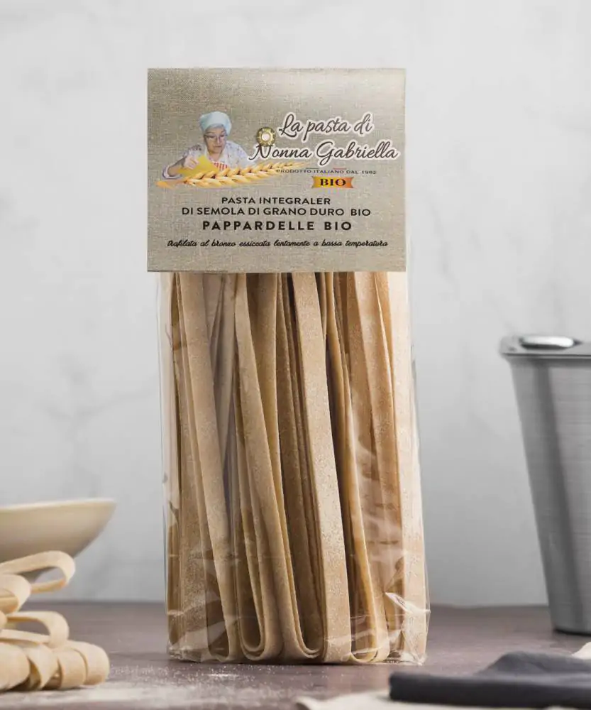 Foto Pasta di grano duro integrale BIO - Pappardelle