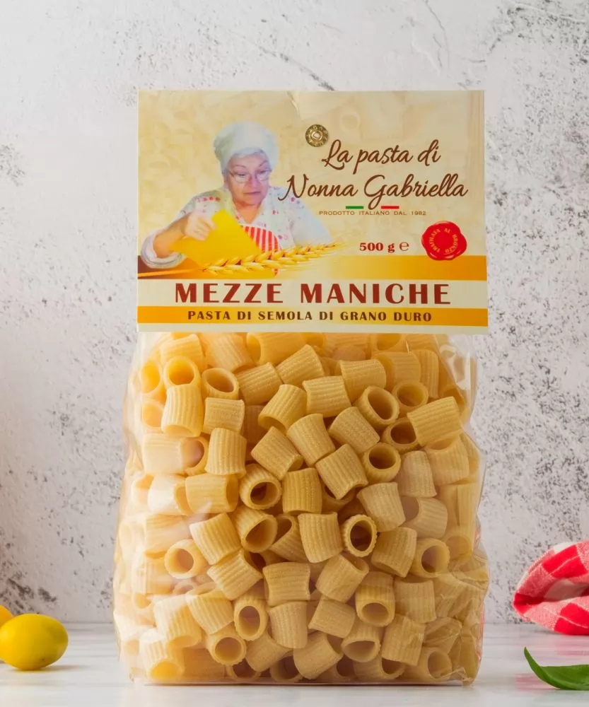 Foto Pasta di grano duro - Mezze Maniche