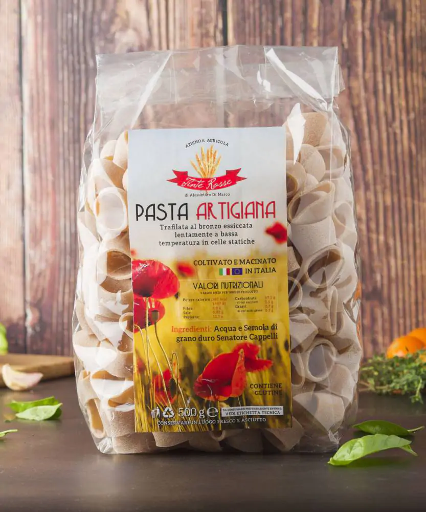Foto Pasta integrale Senatore Cappelli - Calamarata 