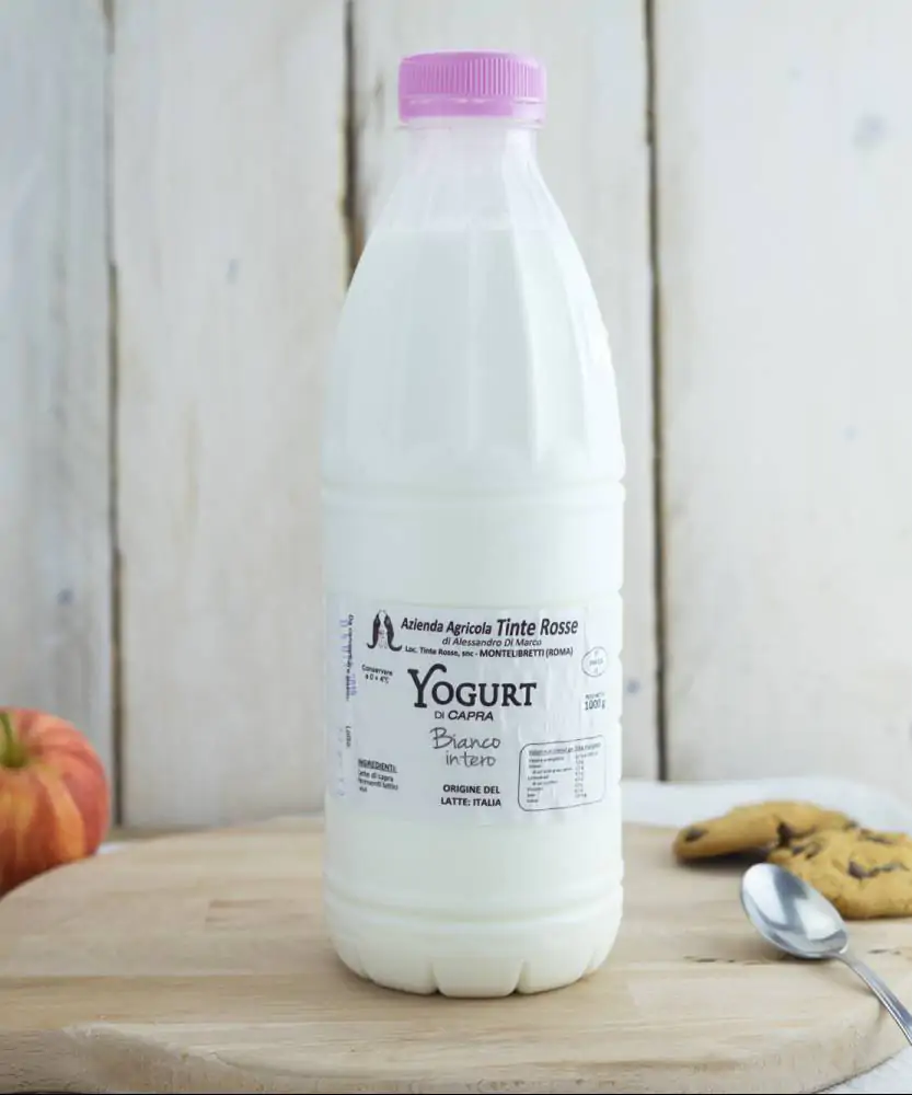 Foto Yogurt di Capra Bianco Bottiglia grande